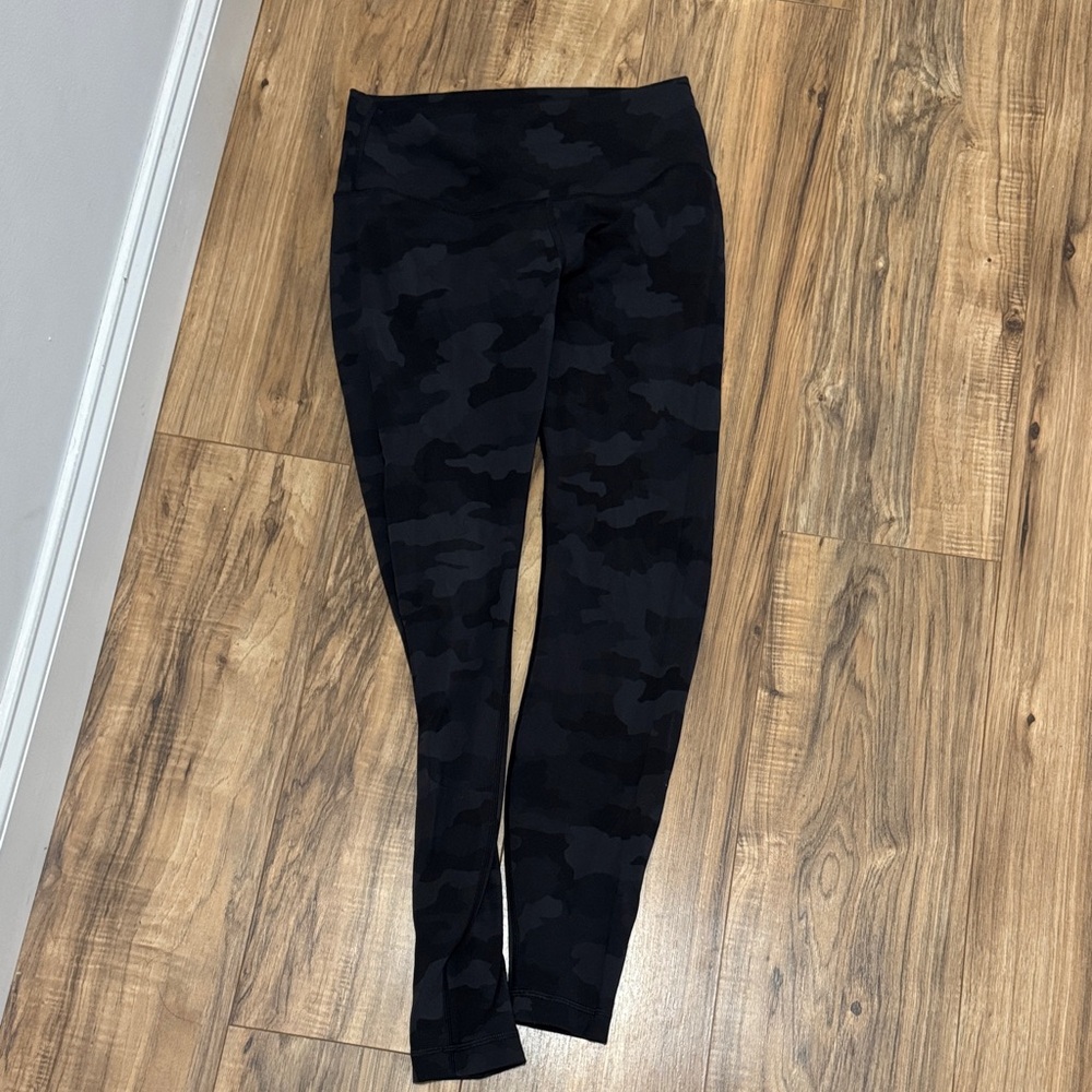 lululemon athletica Black Camo Leggings